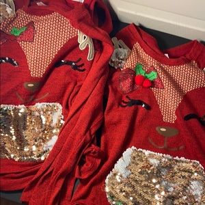 Matching Christmas sweaters